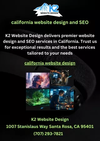 california website design and SEO