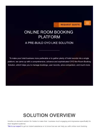 Best Hotel Room Reservation App Solution