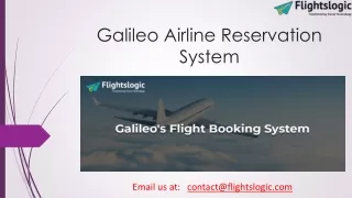Galileo Airline Reservation System
