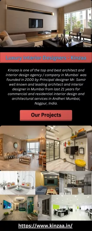 luxury Interior Design Services in Mumbai by Kinzaa