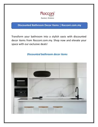 Discounted Bathroom Decor Items  Rocconi.com.my