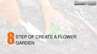 8 Step of Create A Flower Garden