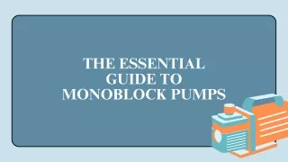 The Essential Guide to Monoblock Pumps