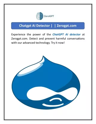 Chatgpt Ai Detector Zerogpt.com