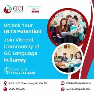 Unlock Your IELTS Potential Join Vibrant Community of GCI Language