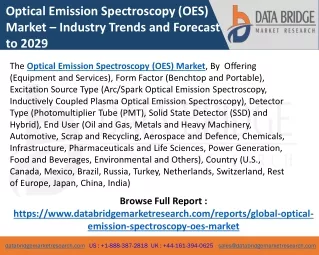 Optical Emission Spectroscopy (OES) Market