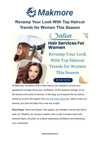 Revamp Your Look With Top Haircut Trends for Women This Season