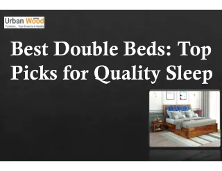 Best Double Beds: Top Picks for Quality Sleep