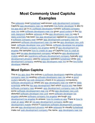 Most Commonly Used Captcha Examples.docx