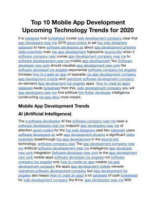 Top 10 Mobile App Development Upcoming Technology Trends for 2020.docx