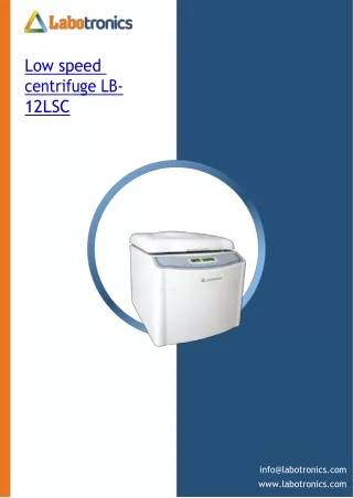Low-speed-centrifuge-LB-12LSC