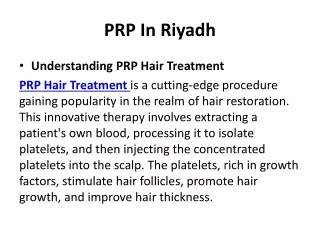 PRP Riyadh