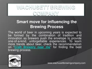Brewery in Massachusetts - Wachusett Brewing Company