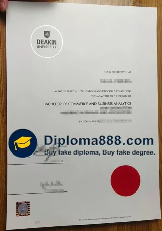 order fake Deakin University diploma online.