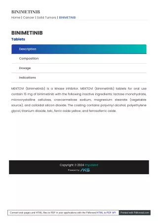 Breaking Down the Latest Clinical Trials on Binimetinib