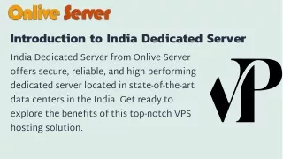 The Powerhouse of Performance: India Dedicated Server