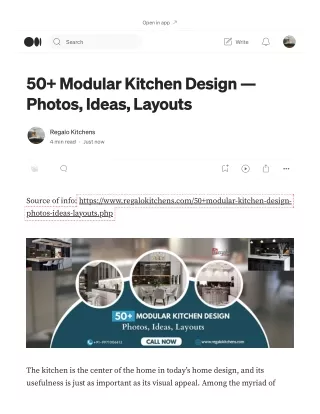 50  Modular Kitchen Design - Photos, Ideas, Layouts