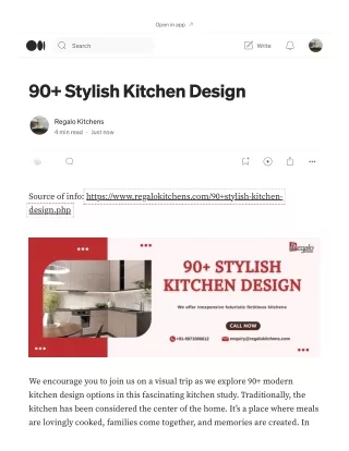 90  Stylish Kitchen Design