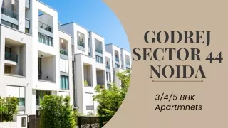 Godrej Sector 44 Noida | Upcoming Residential Apartments