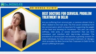 Best Doctors For Cervical Problem Treatment In Delhi | 8010931122