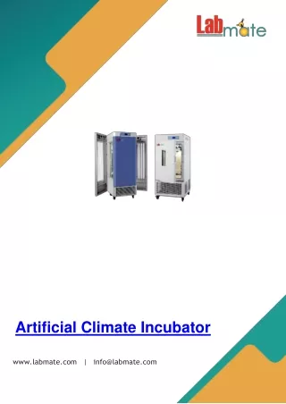 Artificial-Climate-Incubator