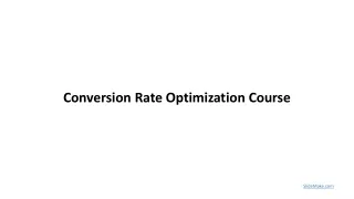 Conversion Rate Optimization Course in Hyderabd