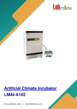 Artificial-Climate-Incubator-LMAI-A102