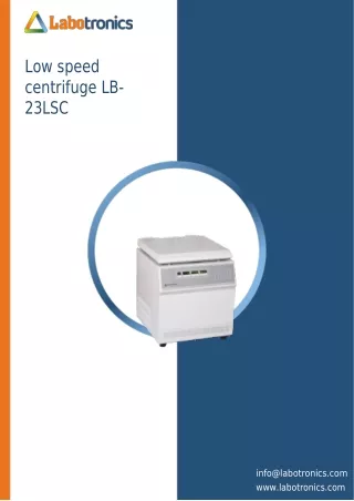 Low-speed-centrifuge-LB-23LSC