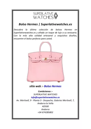 Bolso Hermes  Superlativewatches.es