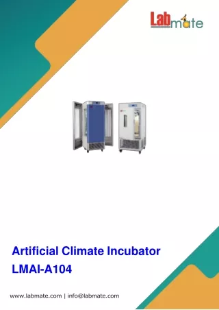 Artificial-Climate-Incubator-LMAI-A104