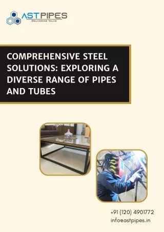 Comprehensive Steel Solutions Exploring a Diverse Range of Pipes and Tubes