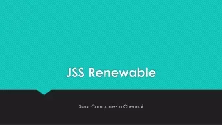 JSS Renewable