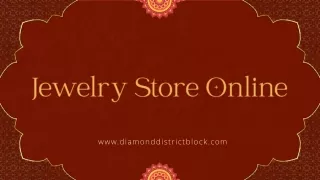 Jewelry Store Online