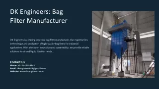 Bag Filter Manufacturer, Best Bag Filter Manufacturer