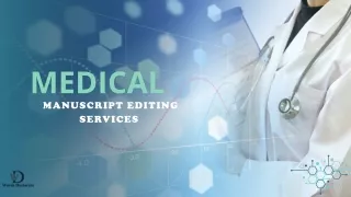 Medical Manuscript Editing Services