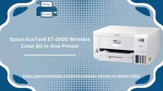 Epson EcoTank ET-2800 Wireless Color All-in-One Printer (1)