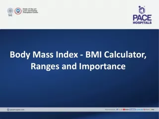 Body Mass Index - BMI Calculator, Ranges and Importance