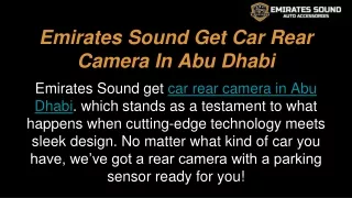 Emirates Sound