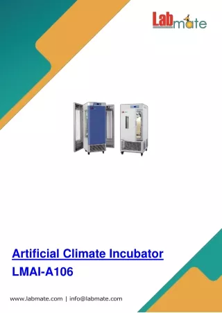 Artificial-Climate-Incubator-LMAI-A106