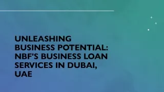 Business Loan Services