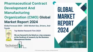 Pharmaceutical Contract Development And Manufacturing Organization Market 2033
