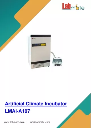 Artificial-Climate-Incubator-LMAI-A107