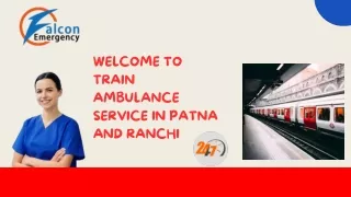 Now a Reliable Ventilator Setup by Falcon Emergency Train Ambulance Service in Patna and Ranchi
