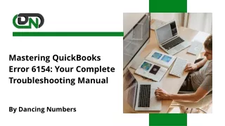 Mastering QuickBooks Error 6154 Your Complete Troubleshooting Manual