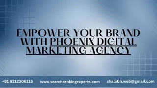 Empower Your Brand with Phoenix Digital Marketing Agency