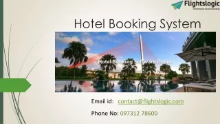 Hotel Booking System