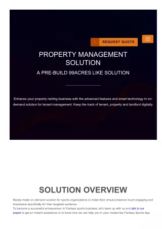 Property Management with Our Comprehensive Solutions