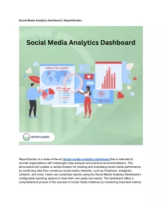 Social Media Analytics Dashboard _ ReportGarden