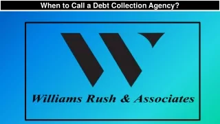 When to Call a Debt Collection Agency