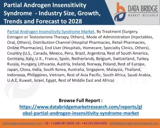 Partial Androgen Insensitivity Syndrome Market - Industry Trends and Forecast to 2028